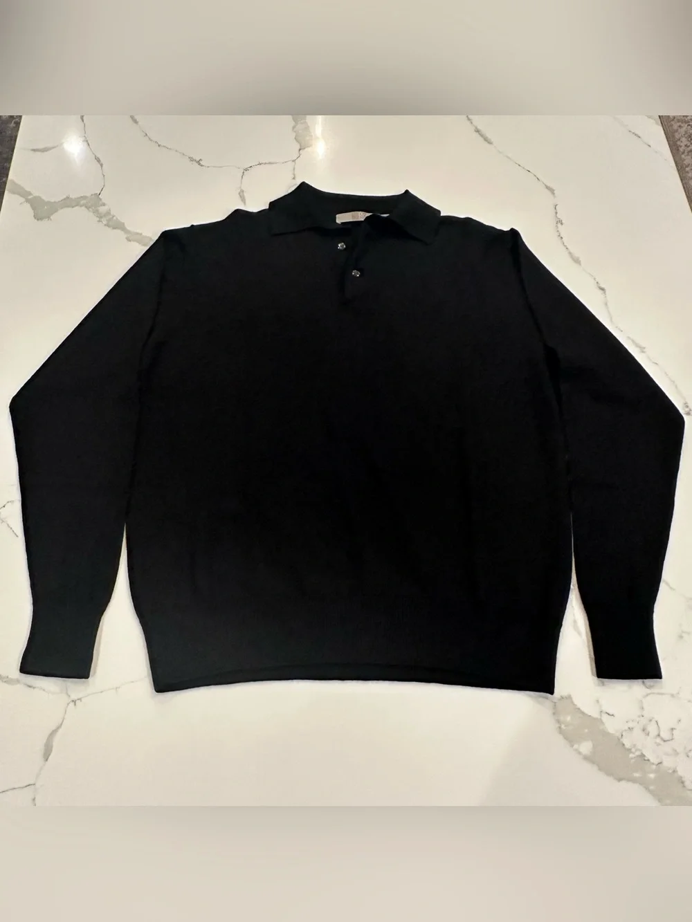 VTG Raffi Linea Uomo Mens Merino Wool Sweater M Collared Quiet Luxury Australia